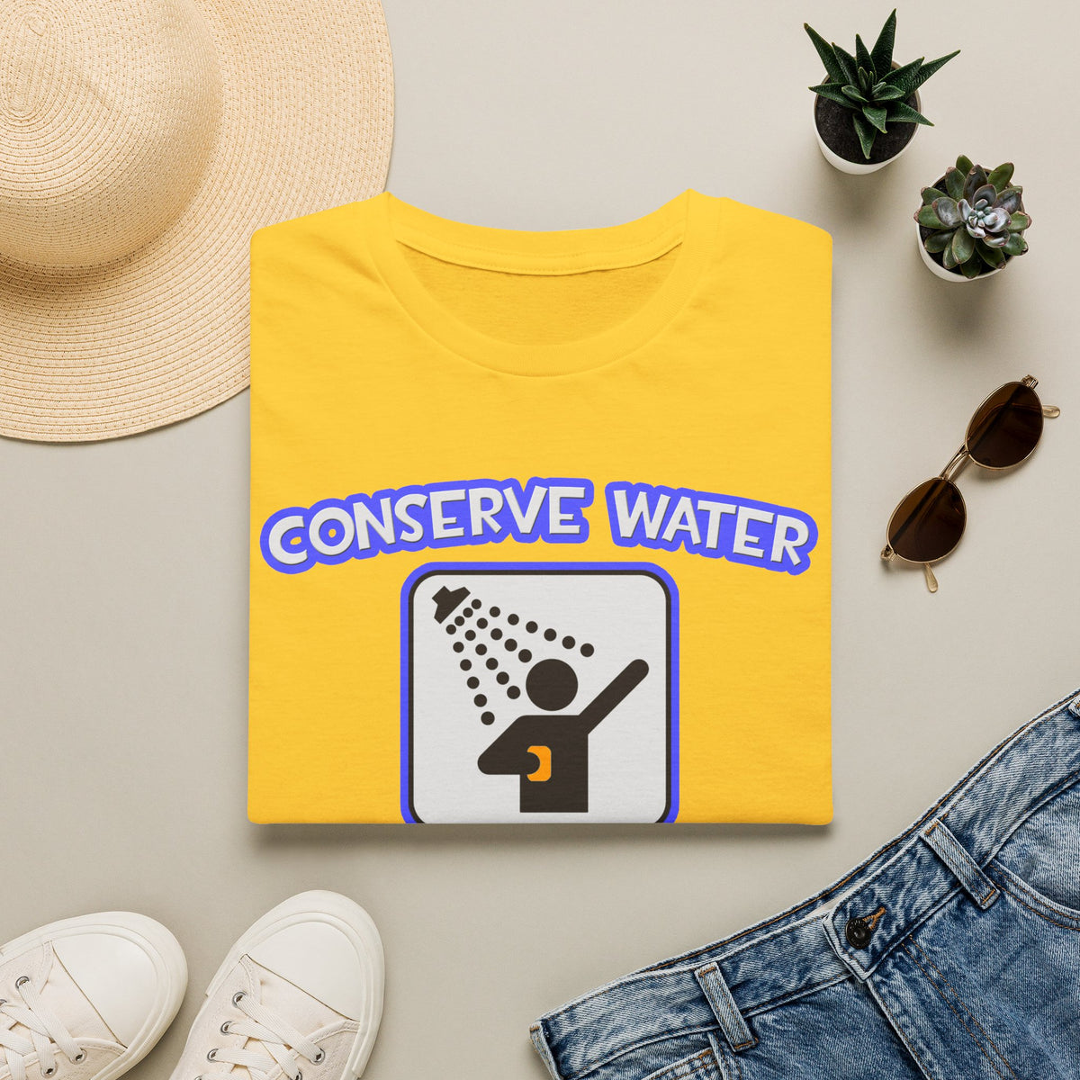 Conserve Water .. Shower With a Acupuncturist - Unisex Softstyle T-Shirt