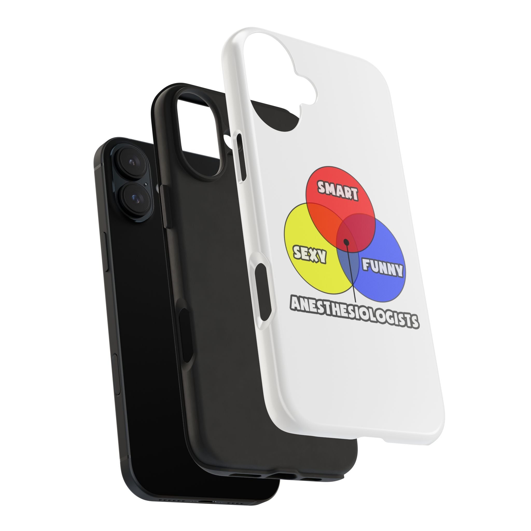 Venn Diagram .. Anesthesiologists - Tough Phone Cases