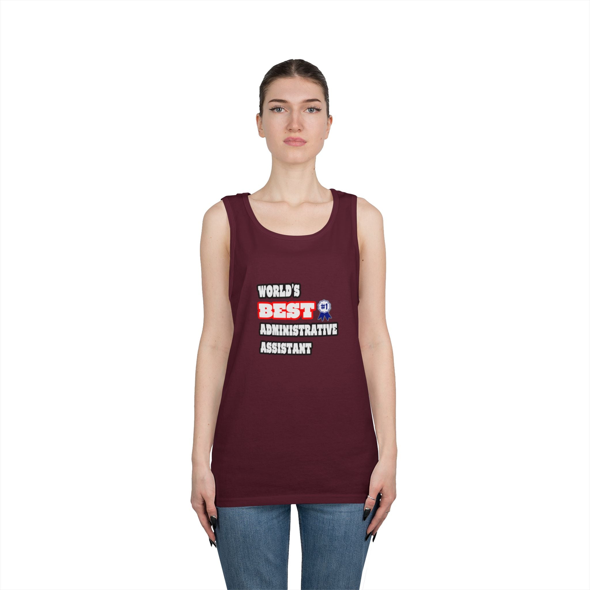 World's Best Administrative Assistant - Unisex Heavy Cotton Tank Top