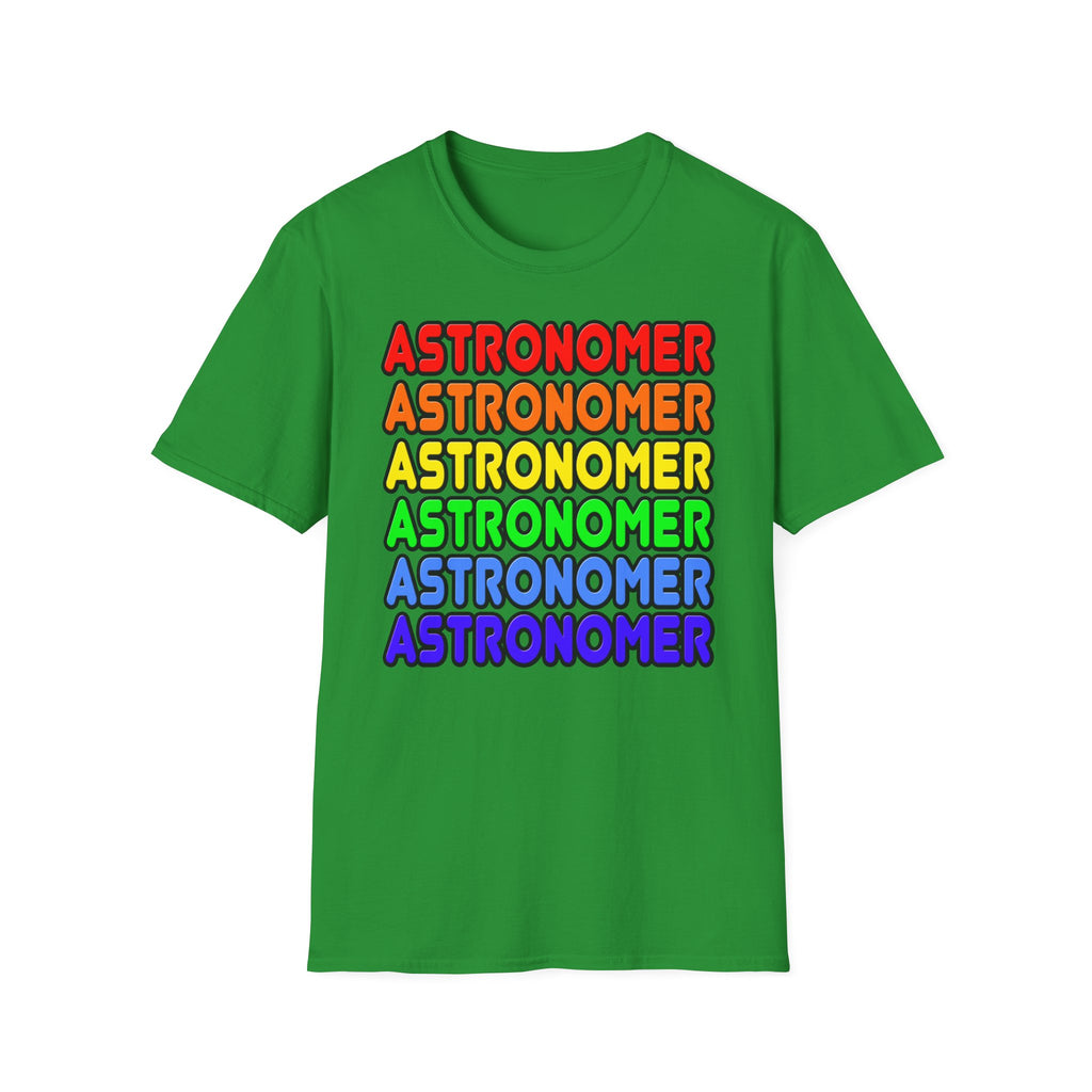 Rainbow Astronomer - Unisex Softstyle T-Shirt