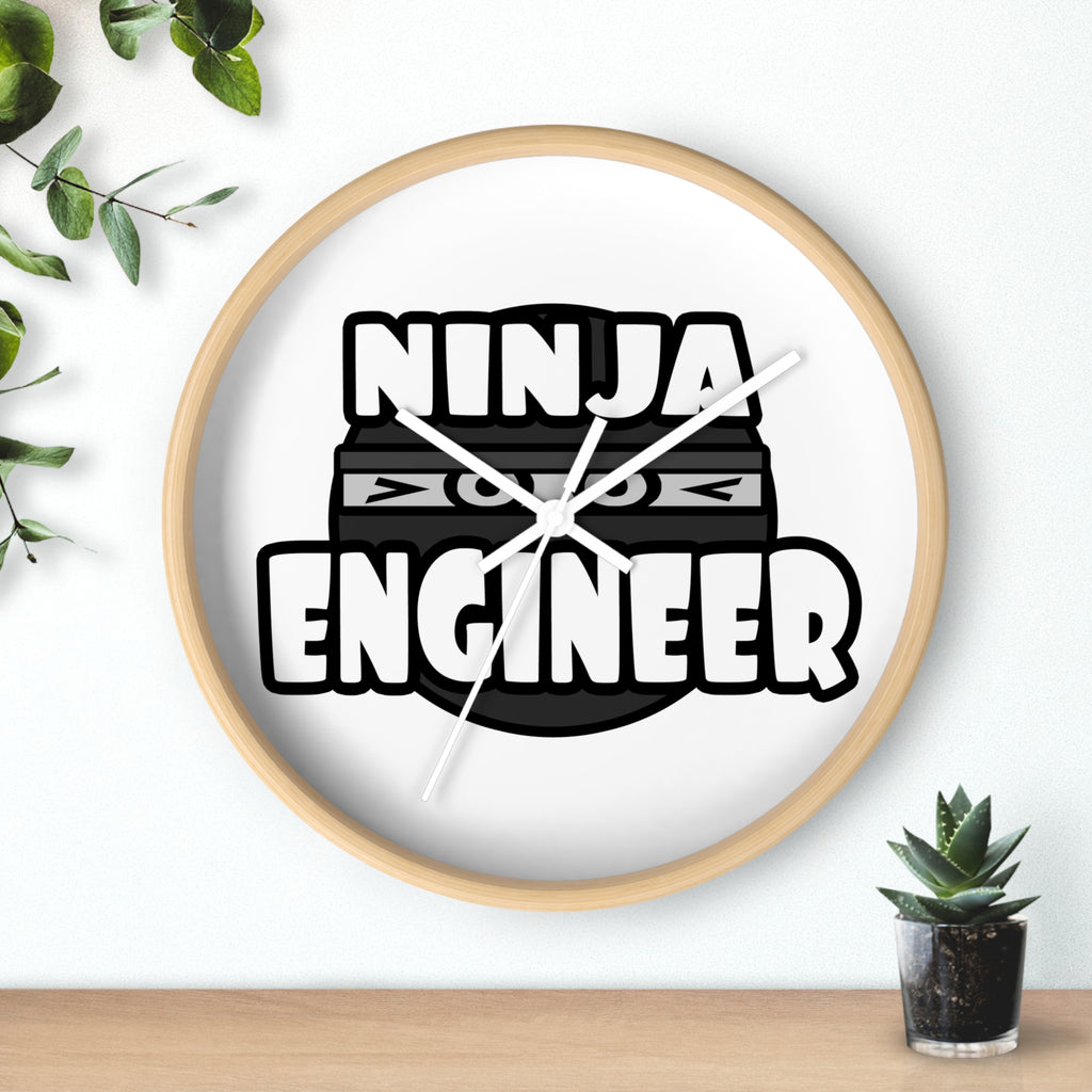 Ninja Engineer (2) - Wall Clock