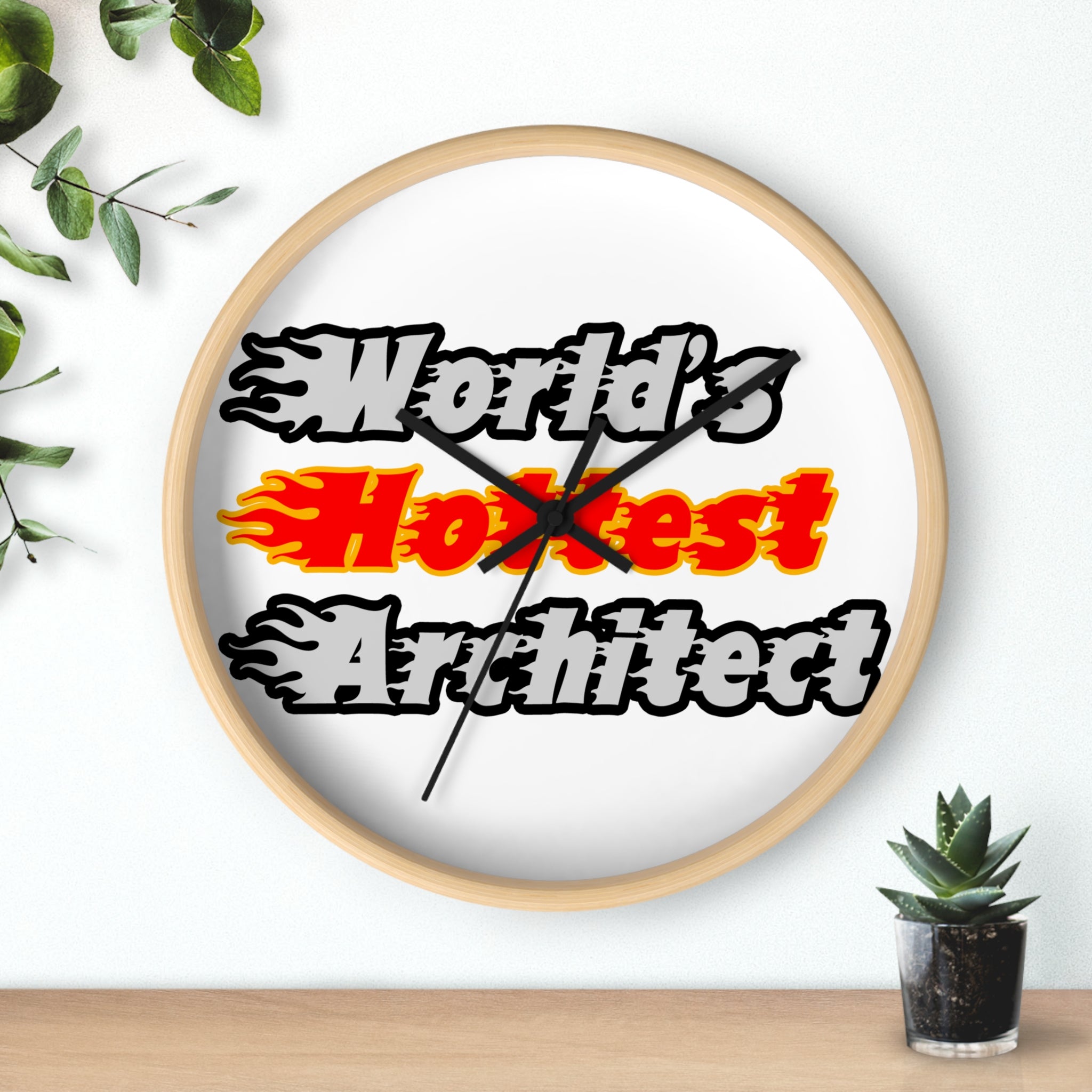 World's Hottest Architect - Wall Clock