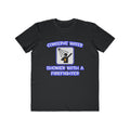 Conserve Water .. Shower With a Firefighter - Men's Lightweight Fashion Tee