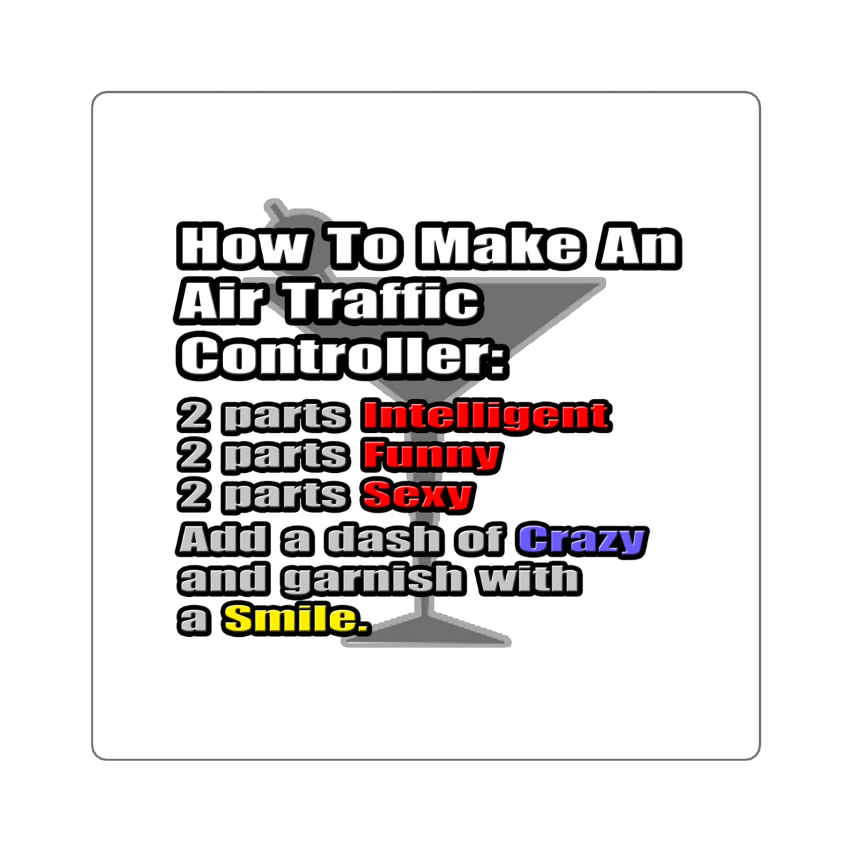 How To Make an Air Traffic Controller - Square Stickers