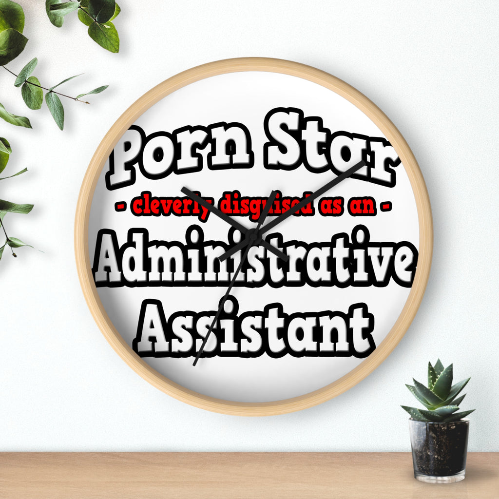 Porn Star...Administrative Assistant - Wall Clock