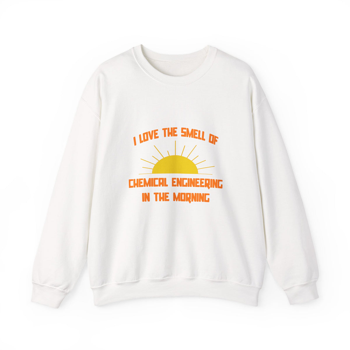 Smell of Chemical Engineering in the Morning - Unisex Heavy Blend™ Crewneck Sweatshirt
