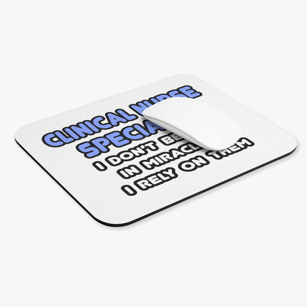 Miracles and Clinical Nurse Specialists - Mouse Pad (Rectangle)