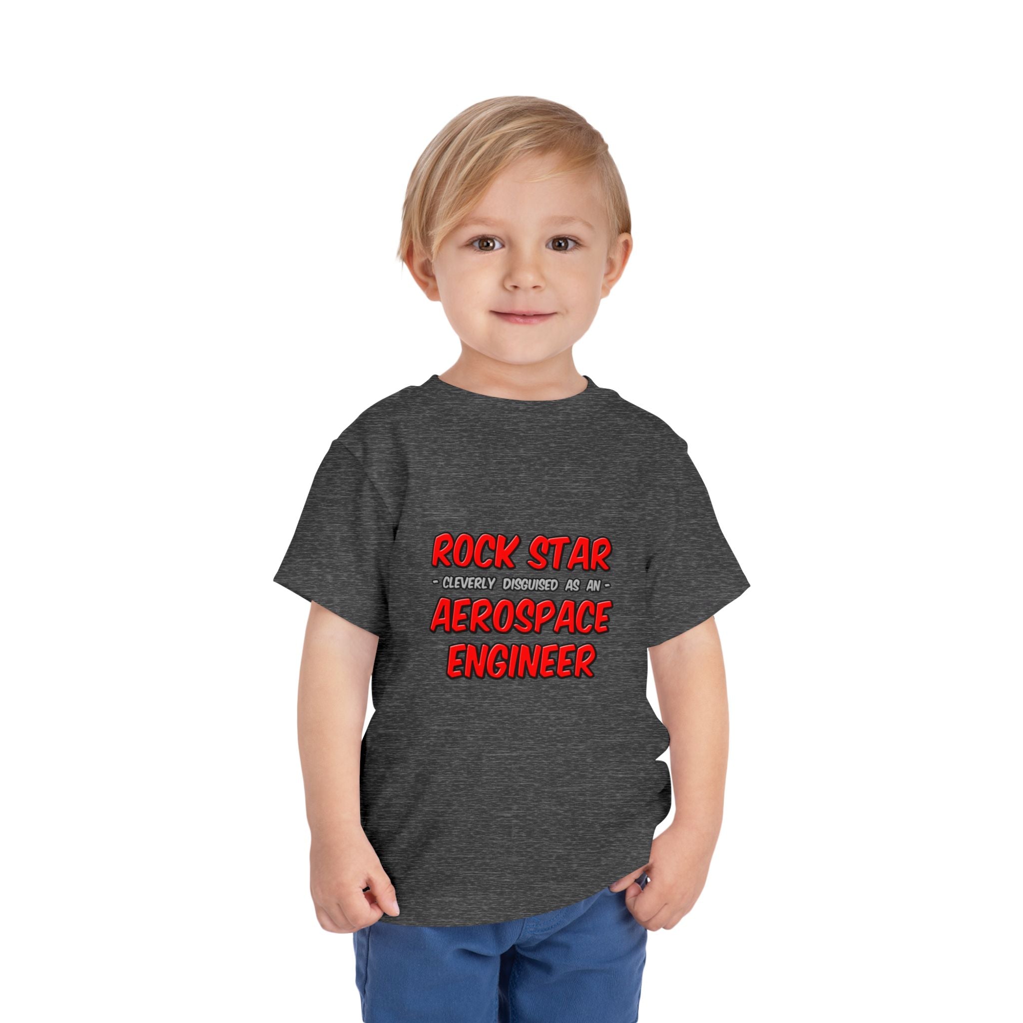 Rock Star...Aerospace Engineer - Toddler Short Sleeve Tee
