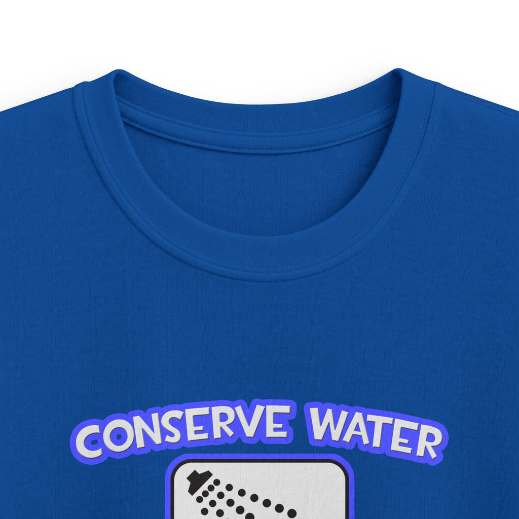 Conserve Water .. Shower With Dental Hygienist - Kids Softstyle Tee