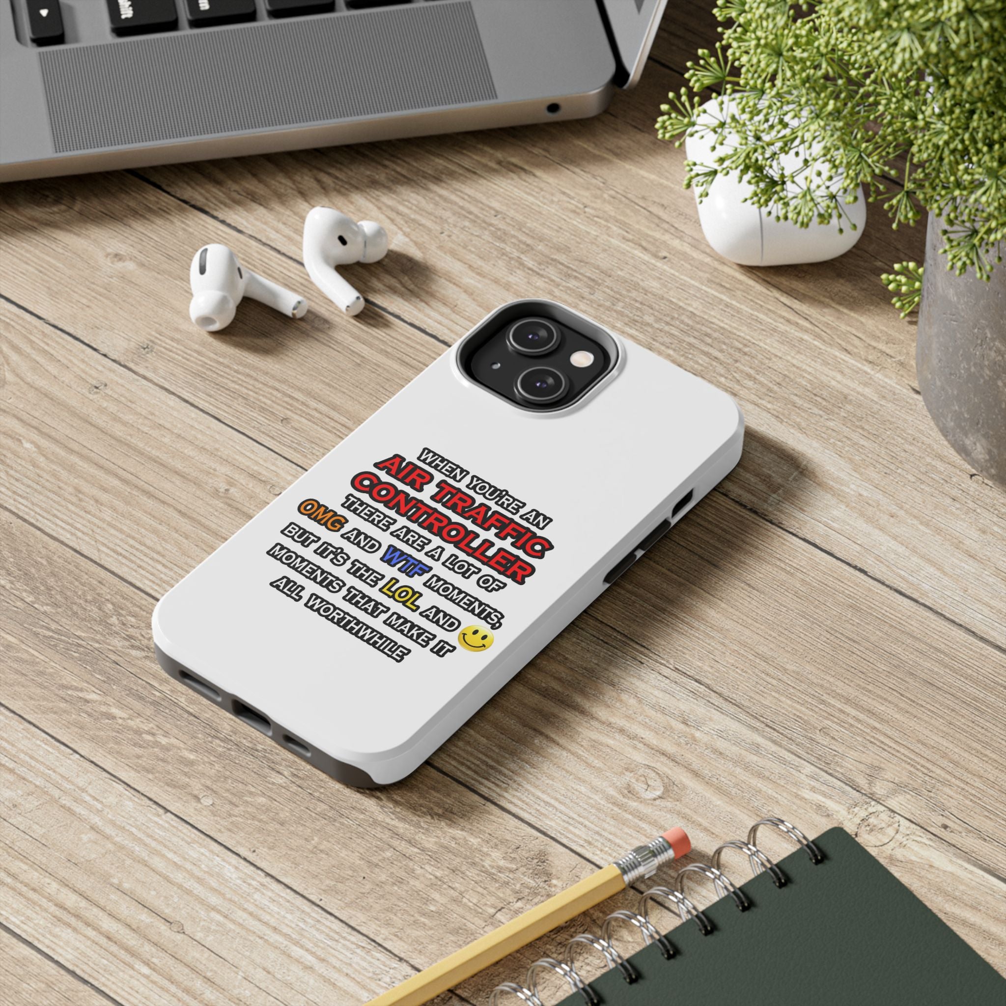 Funny Air Traffic Controller ... OMG WTF LOL - Tough Phone Cases