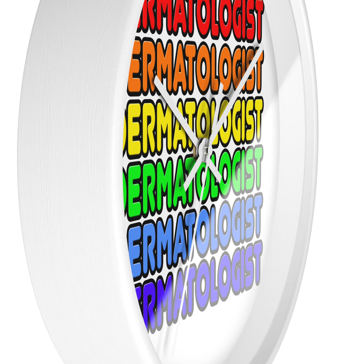 Rainbow Dermatologist - Wall Clock