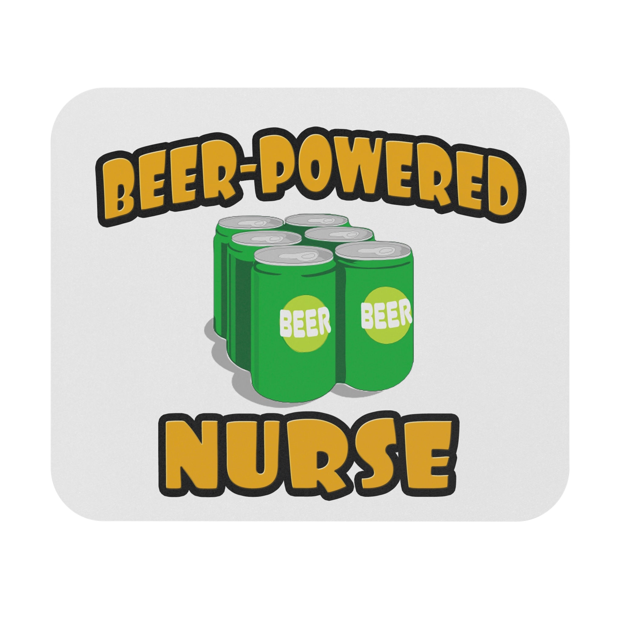 Beer Powered Nurse - Mouse Pad (Rectangle)