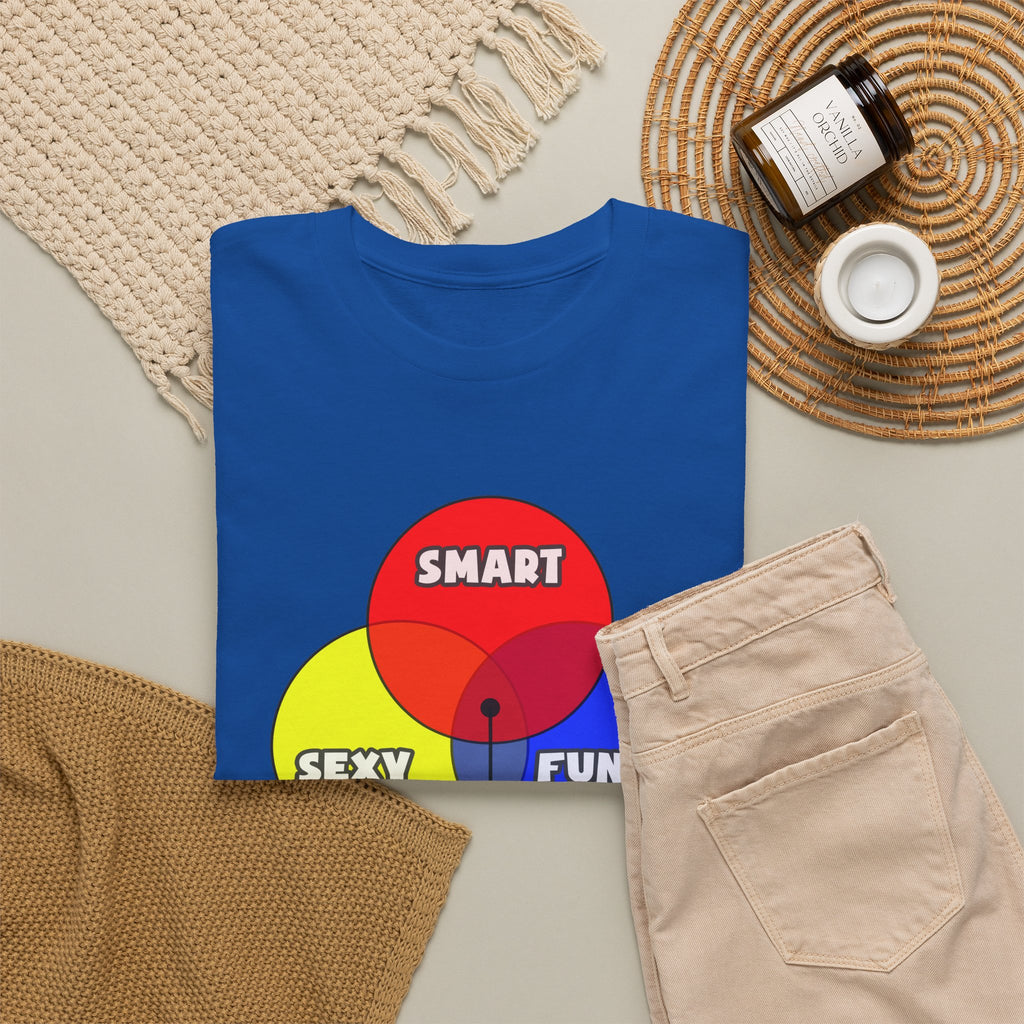 Venn Diagram .. Electrical Engineers - Unisex Heavy Cotton Tee