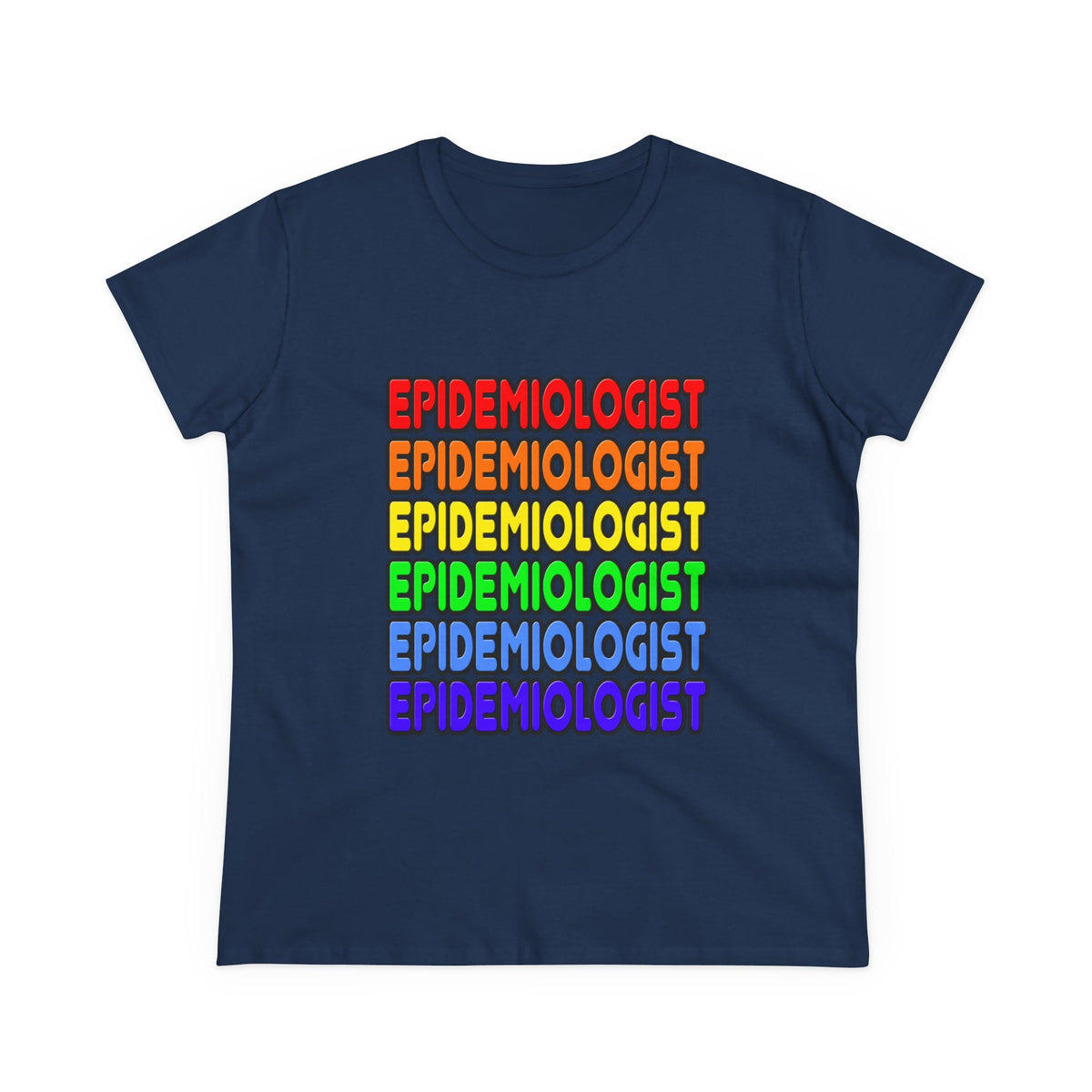 Rainbow Epidemiologist - Women's Midweight Cotton Tee