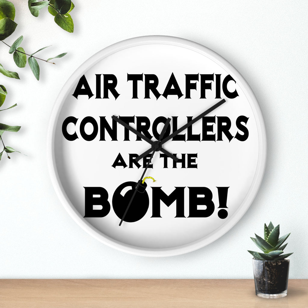 Air Traffic Controllers Are The Bomb! - Wall Clock