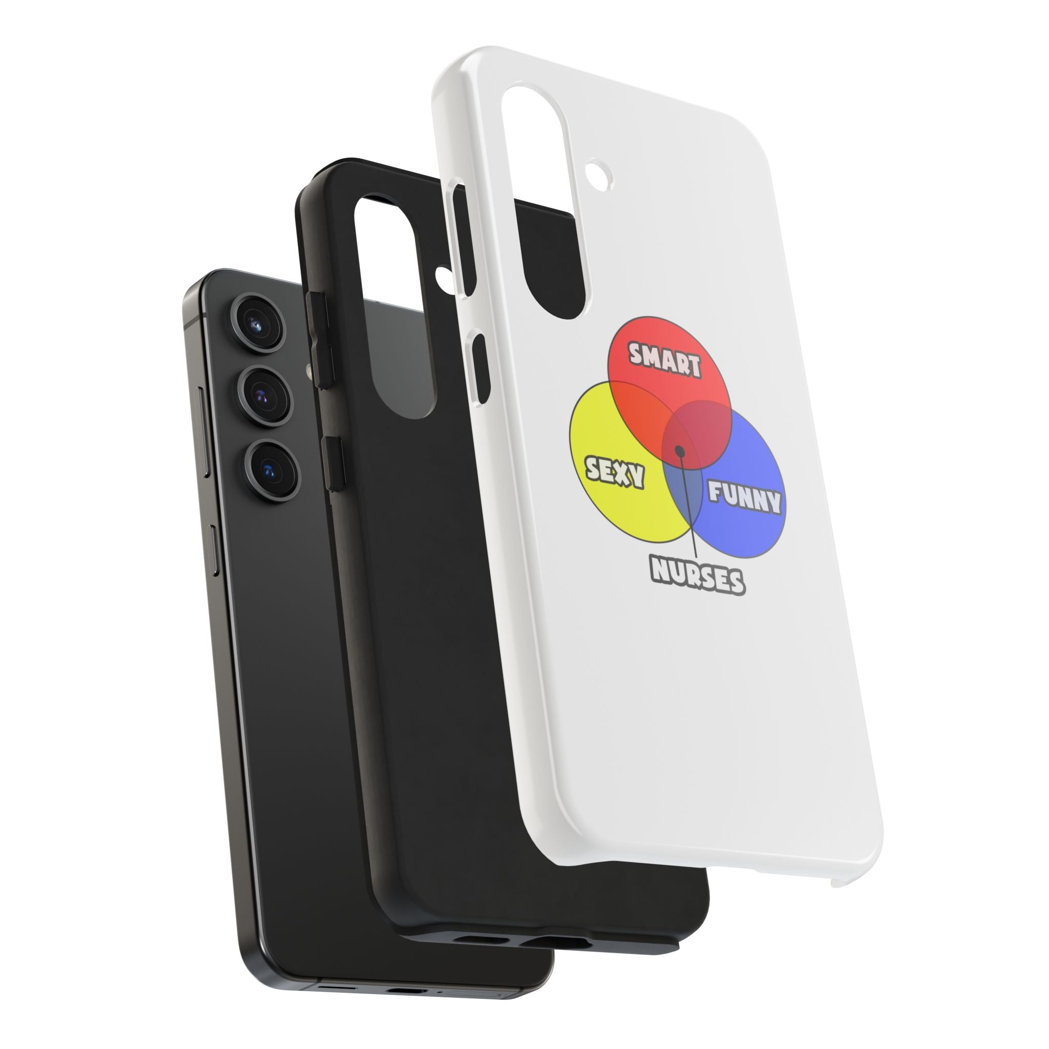 Venn Diagram .. Nurses - Tough Phone Cases