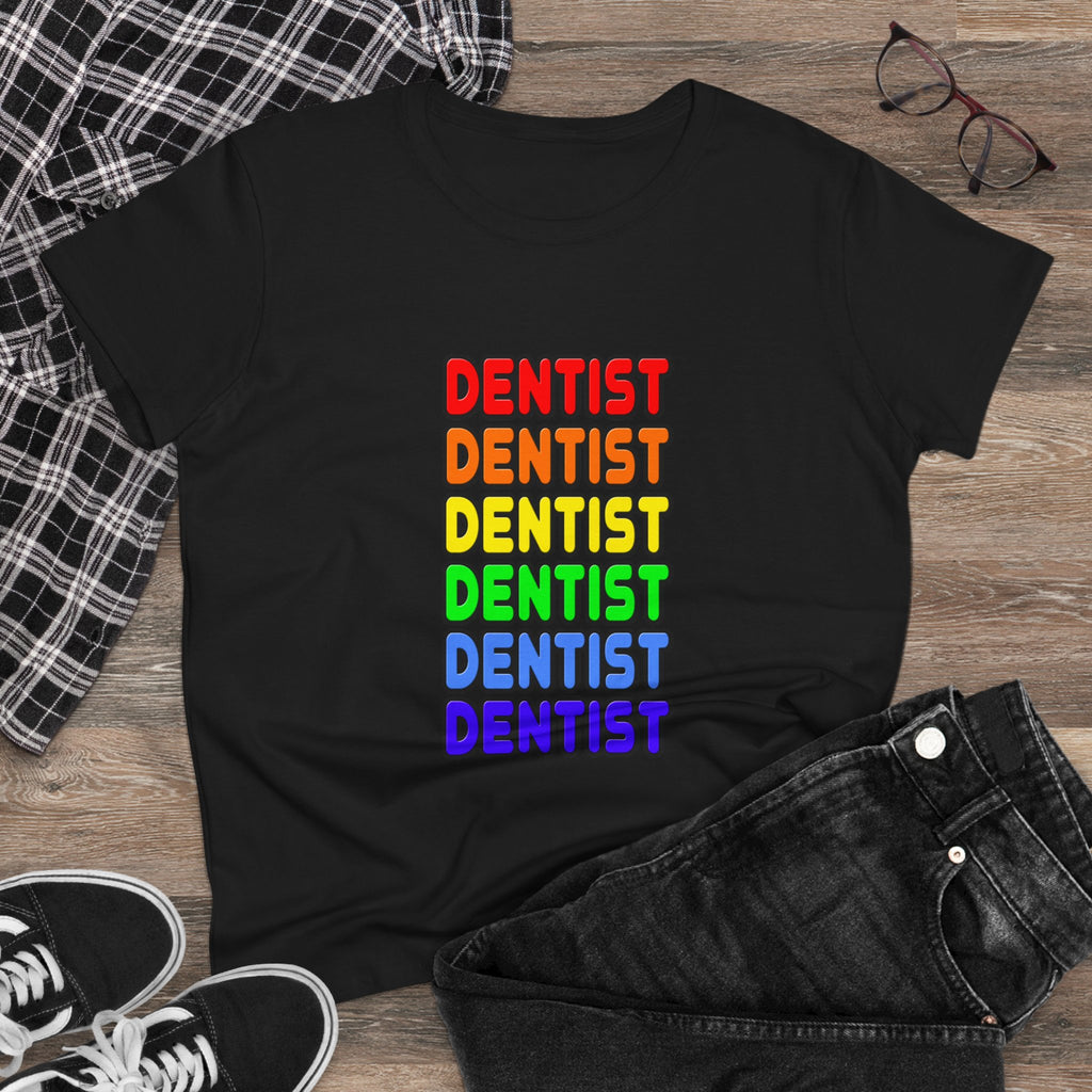 Rainbow Dentist - Women's Midweight Cotton Tee
