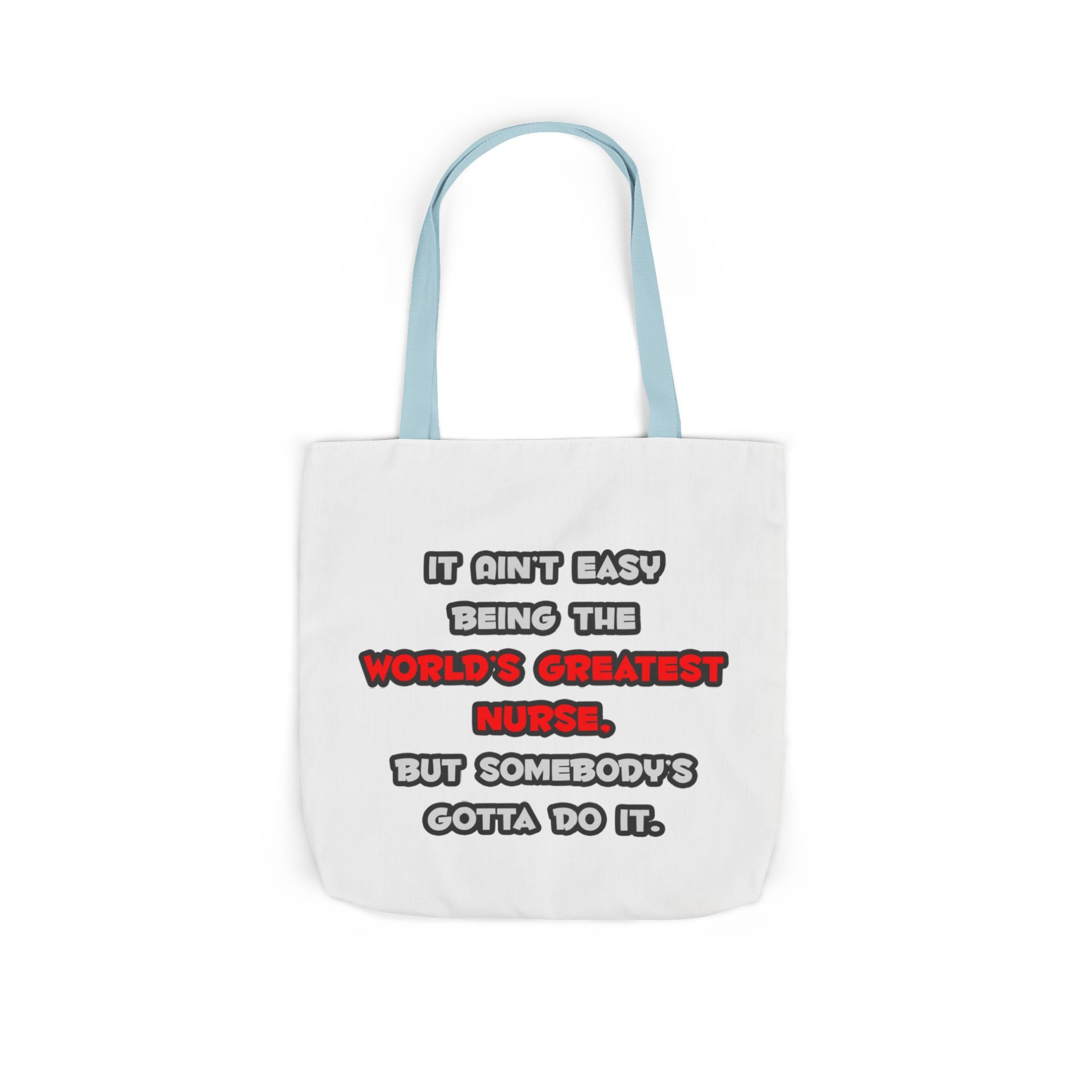 World's Greatest Nurse Joke - Canvas Tote Bag, 5-Color Straps