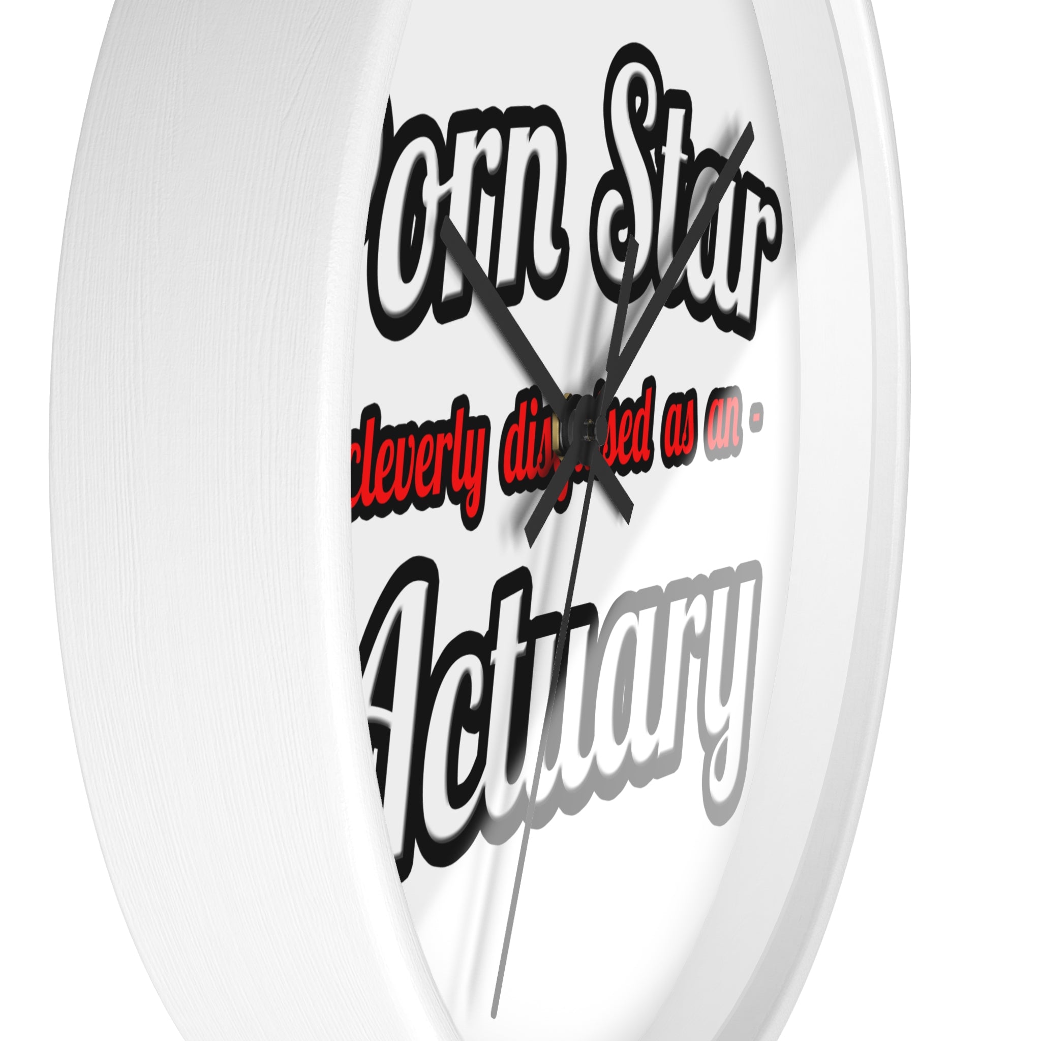 Porn Star ... Actuary - Wall Clock