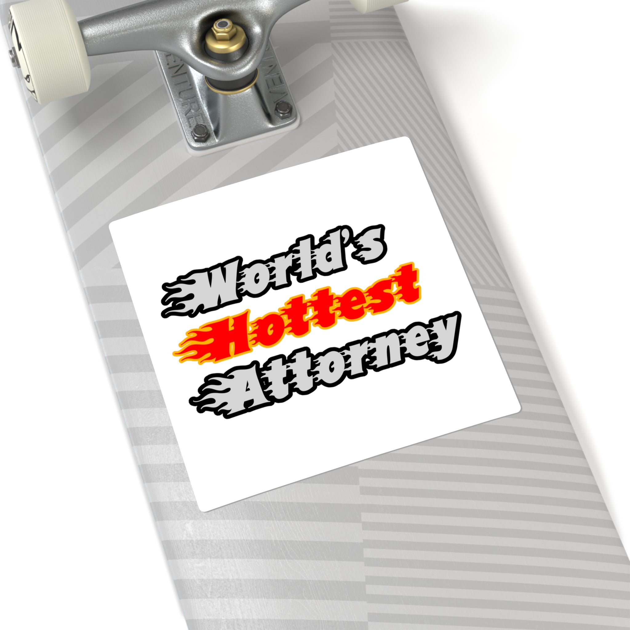 World's Hottest Attorney - Square Stickers