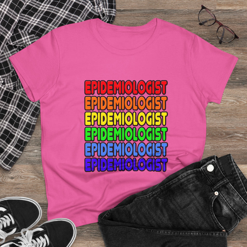 Rainbow Epidemiologist - Women's Midweight Cotton Tee