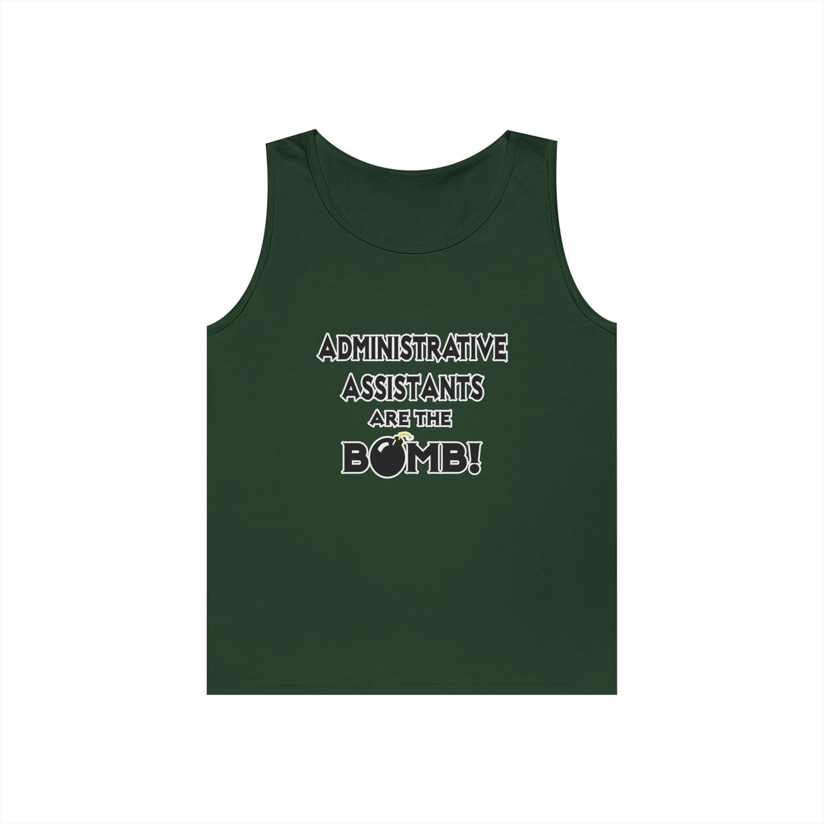 Administrative Assistants Are The Bomb! (2) - Unisex Heavy Cotton Tank Top