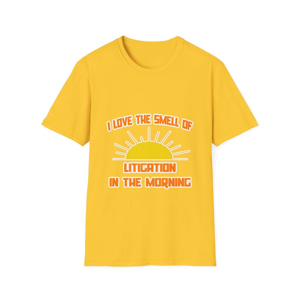 Smell of Litigation in the Morning - Unisex Softstyle T-Shirt