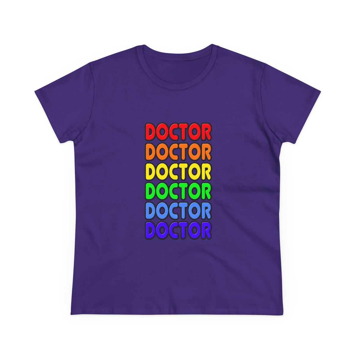 Rainbow Doctor - Women's Midweight Cotton Tee