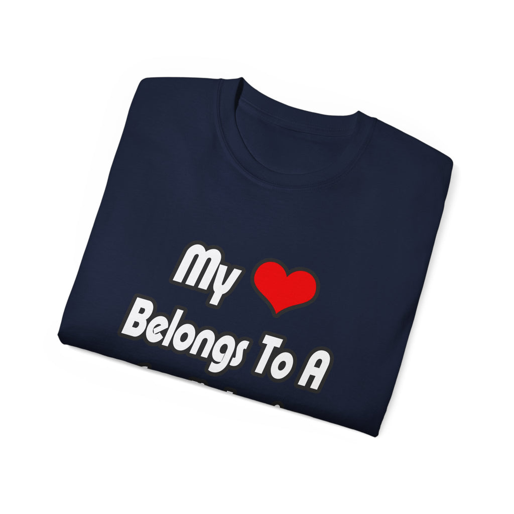 My Heart Belongs To A Cardiologist - Unisex Ultra Cotton Tee