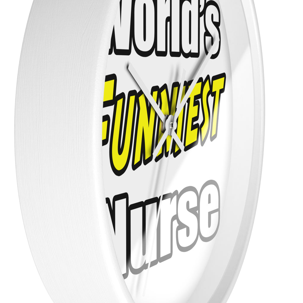 World's Funniest Nurse - Wall Clock