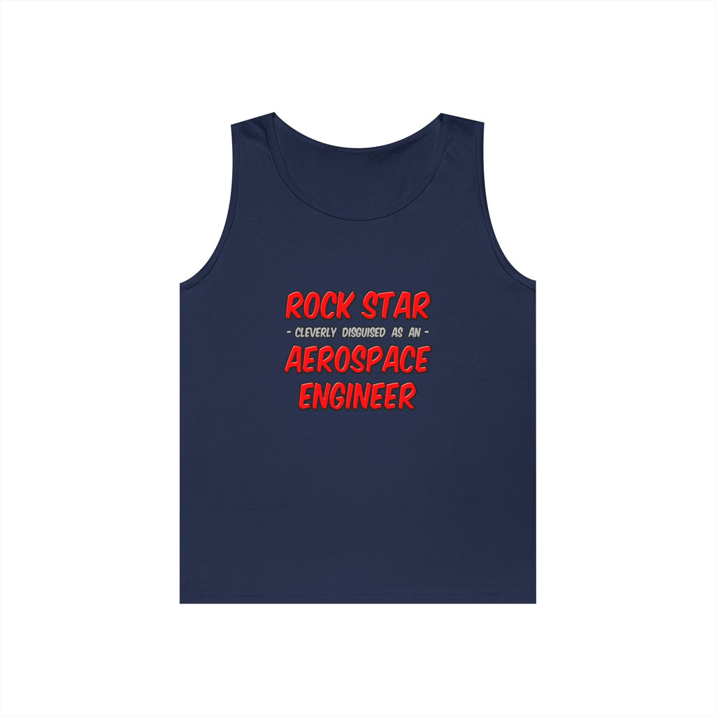 Rock Star...Aerospace Engineer - Unisex Heavy Cotton Tank Top