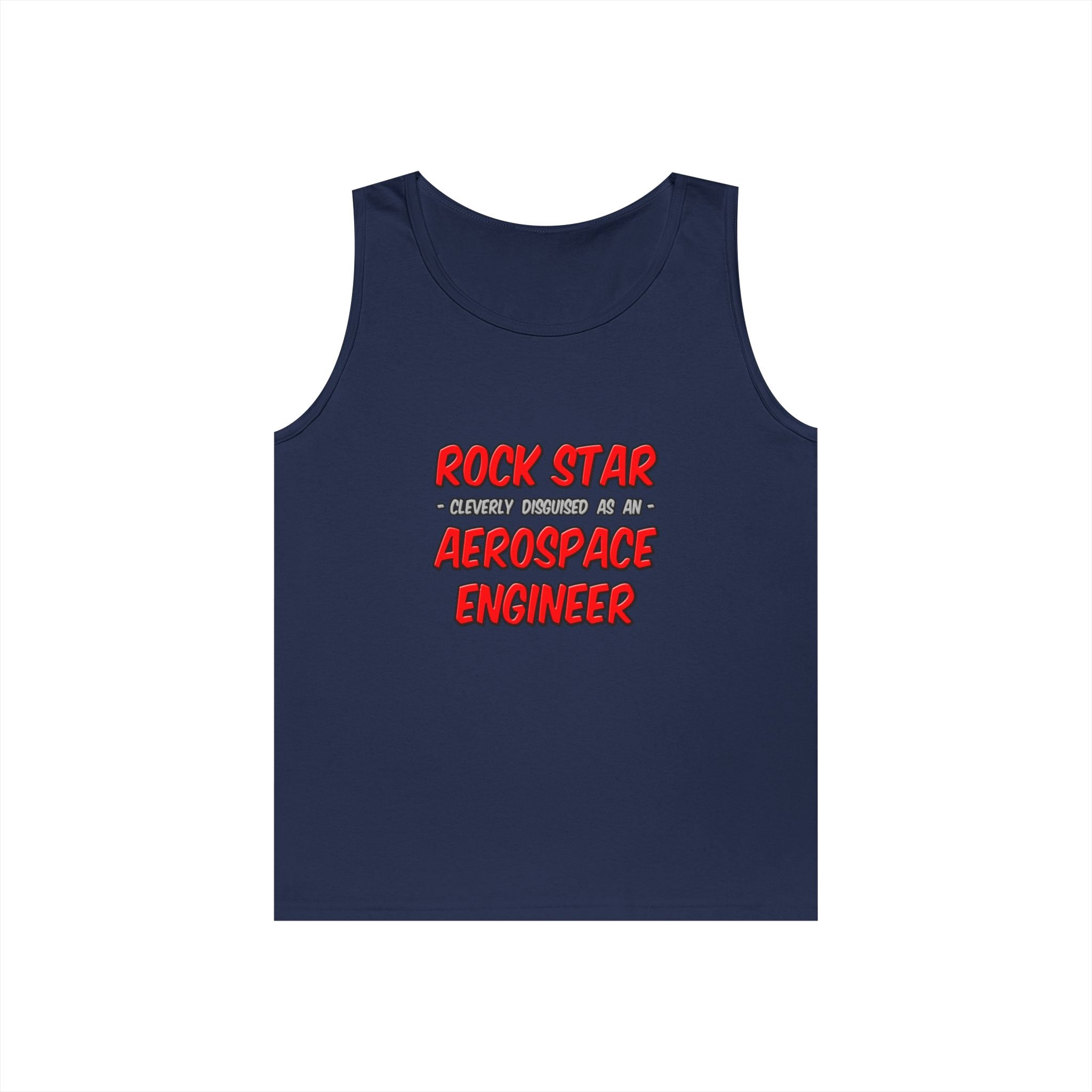 Rock Star...Aerospace Engineer - Unisex Heavy Cotton Tank Top