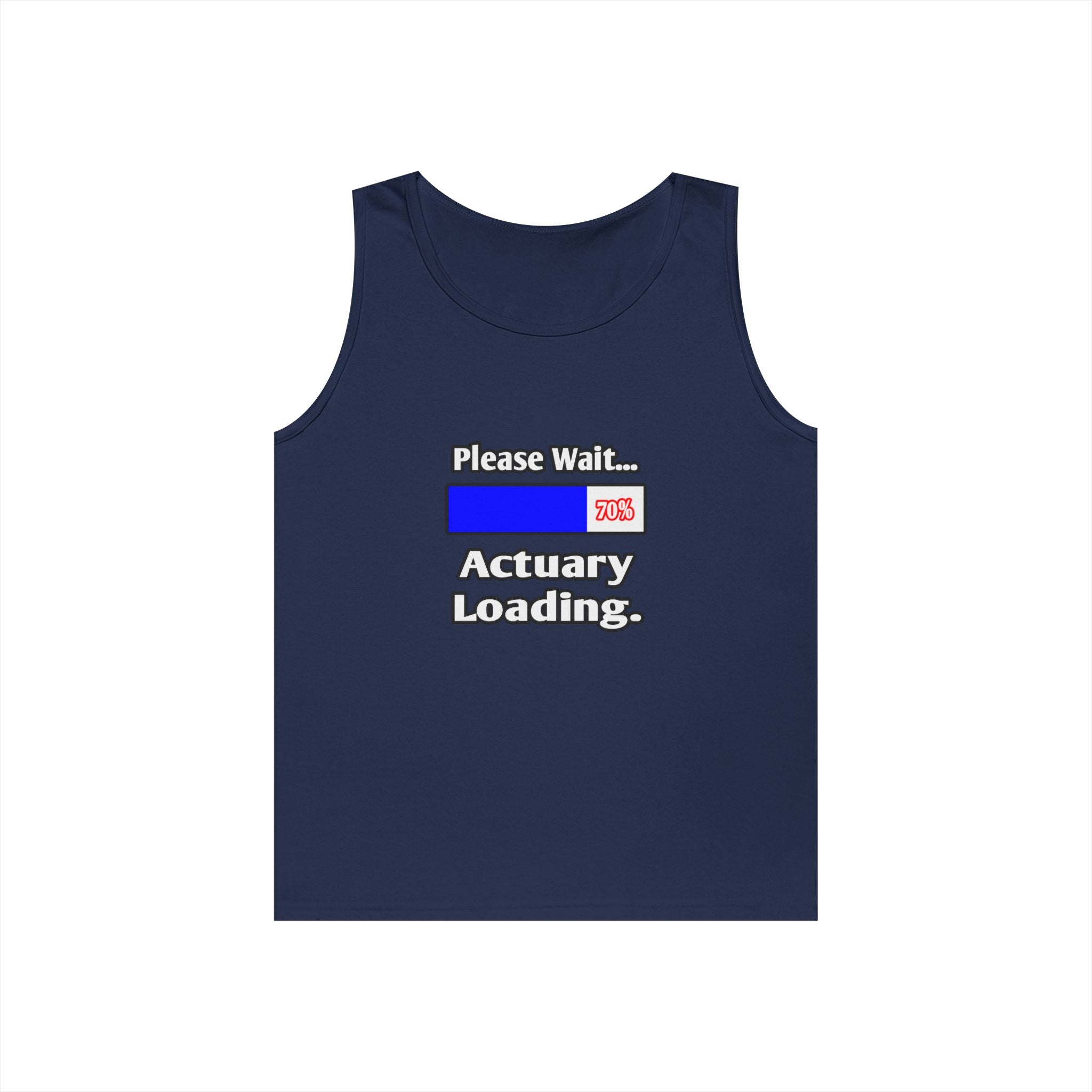 Please Wait...Actuary Loading - Unisex Heavy Cotton Tank Top