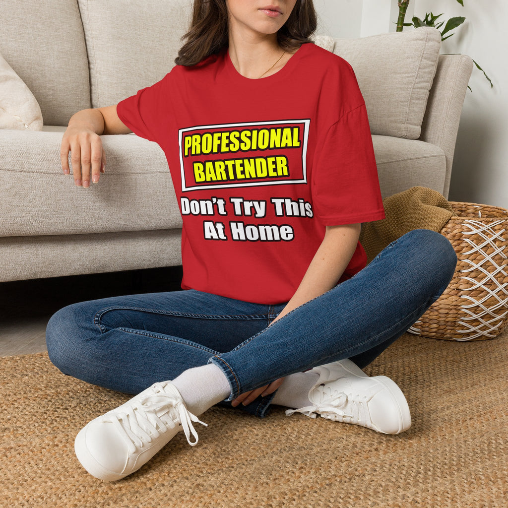 Professional Bartender...Don't Try This At Home - Unisex Softstyle T-Shirt