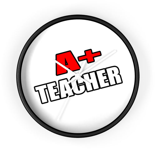 a plus teacher - Wall Clock