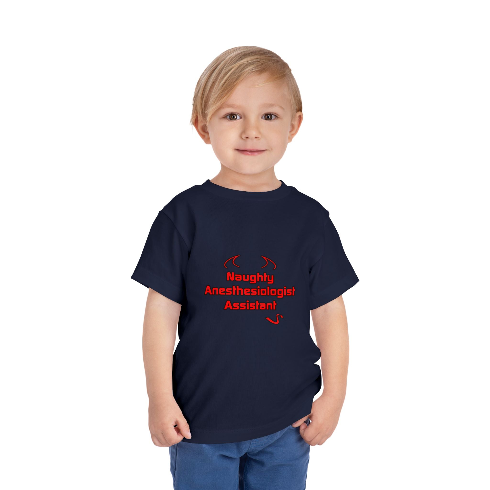 Naughty Anesthesiologist Assistant - Toddler Short Sleeve Tee