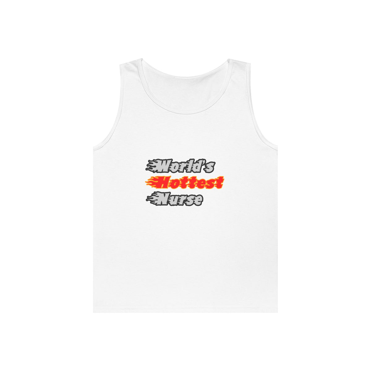 World's Hottest Nurse - Unisex Heavy Cotton Tank Top