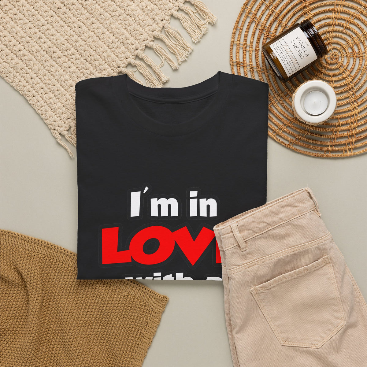 I'm In Love With A Firefighter - Unisex Heavy Cotton Tee
