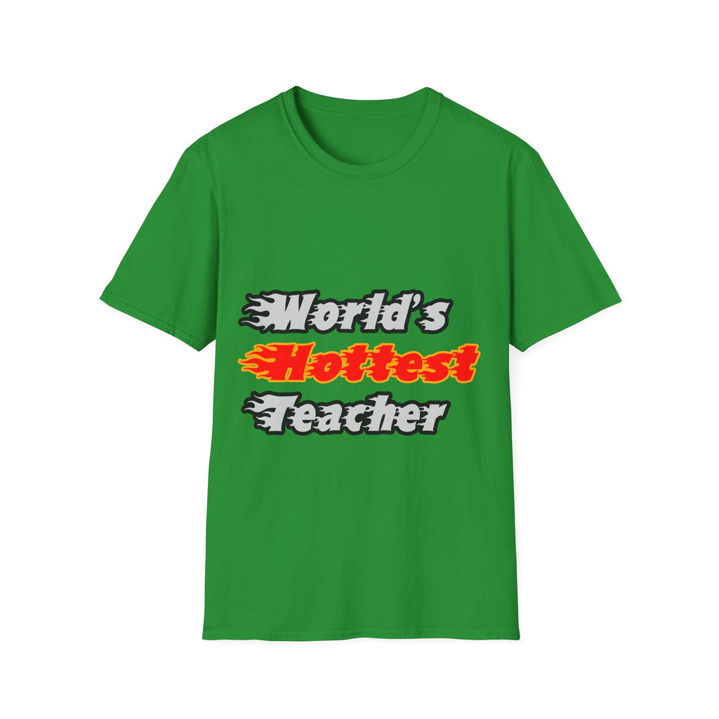 World's Hottest Teacher - Unisex Softstyle T-Shirt