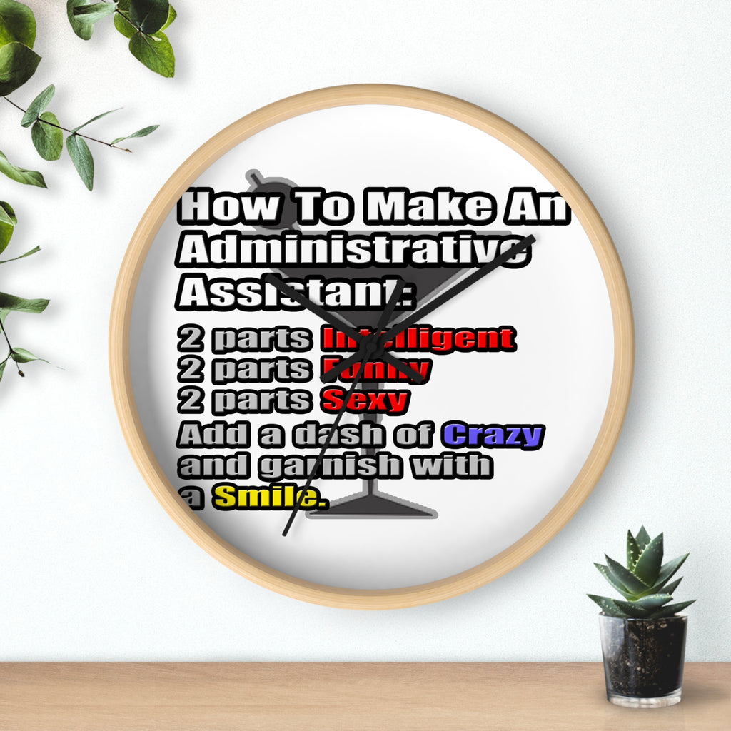 How To Make an Administrative Assistant - Wall Clock