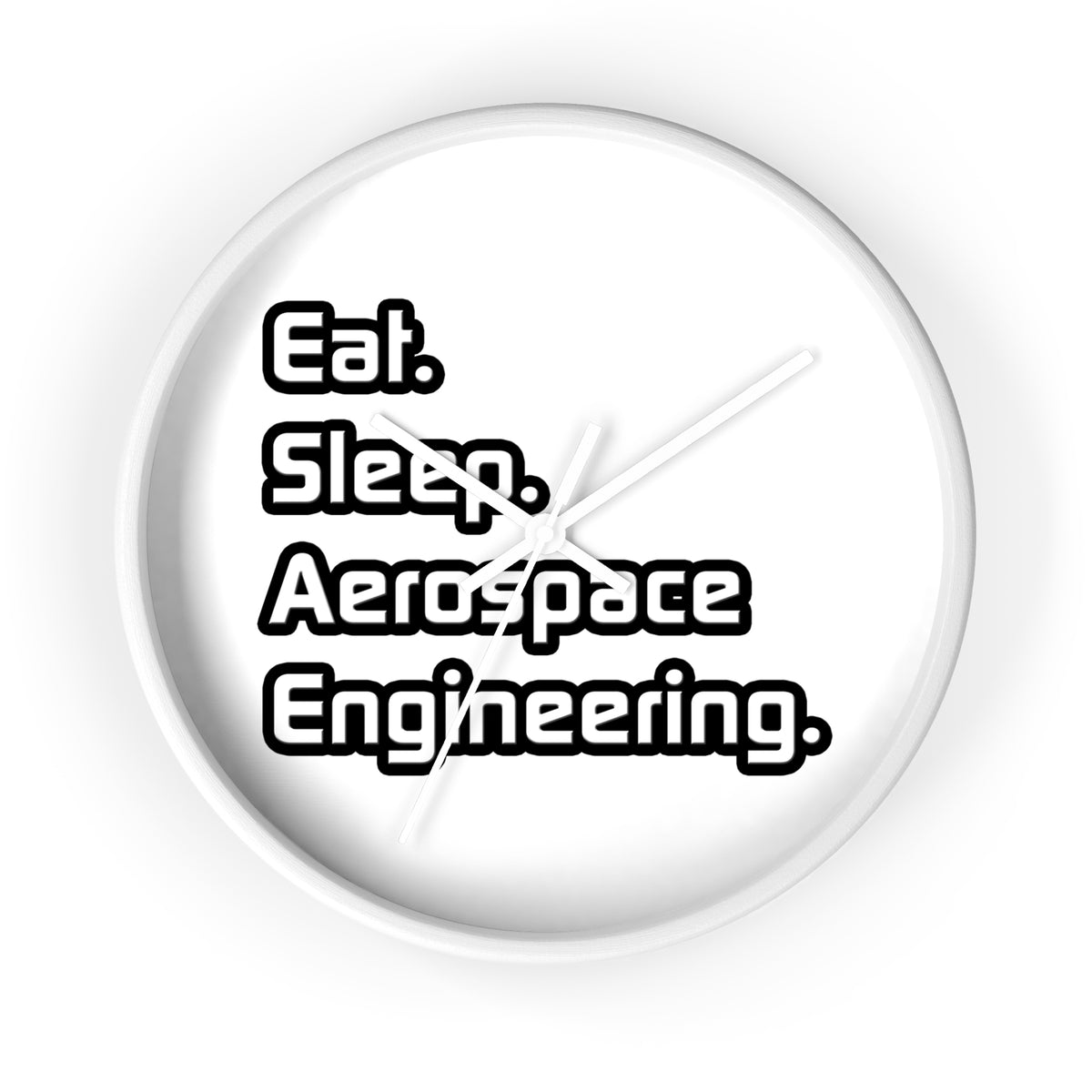 Eat. Sleep. Aerospace Engineering - Wall Clock