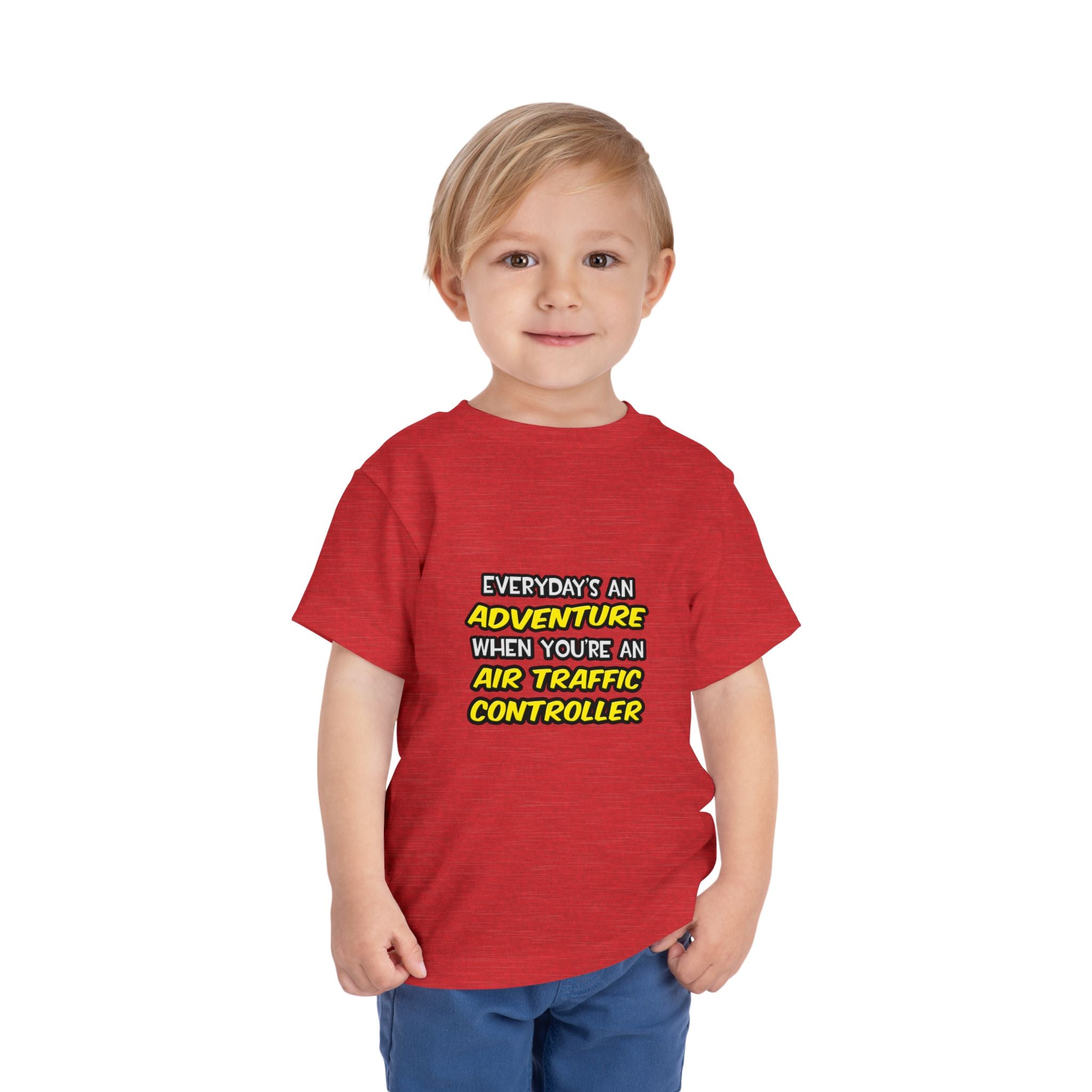 Everyday's An Adventure ... Air Traffic Controller - Toddler Short Sleeve Tee