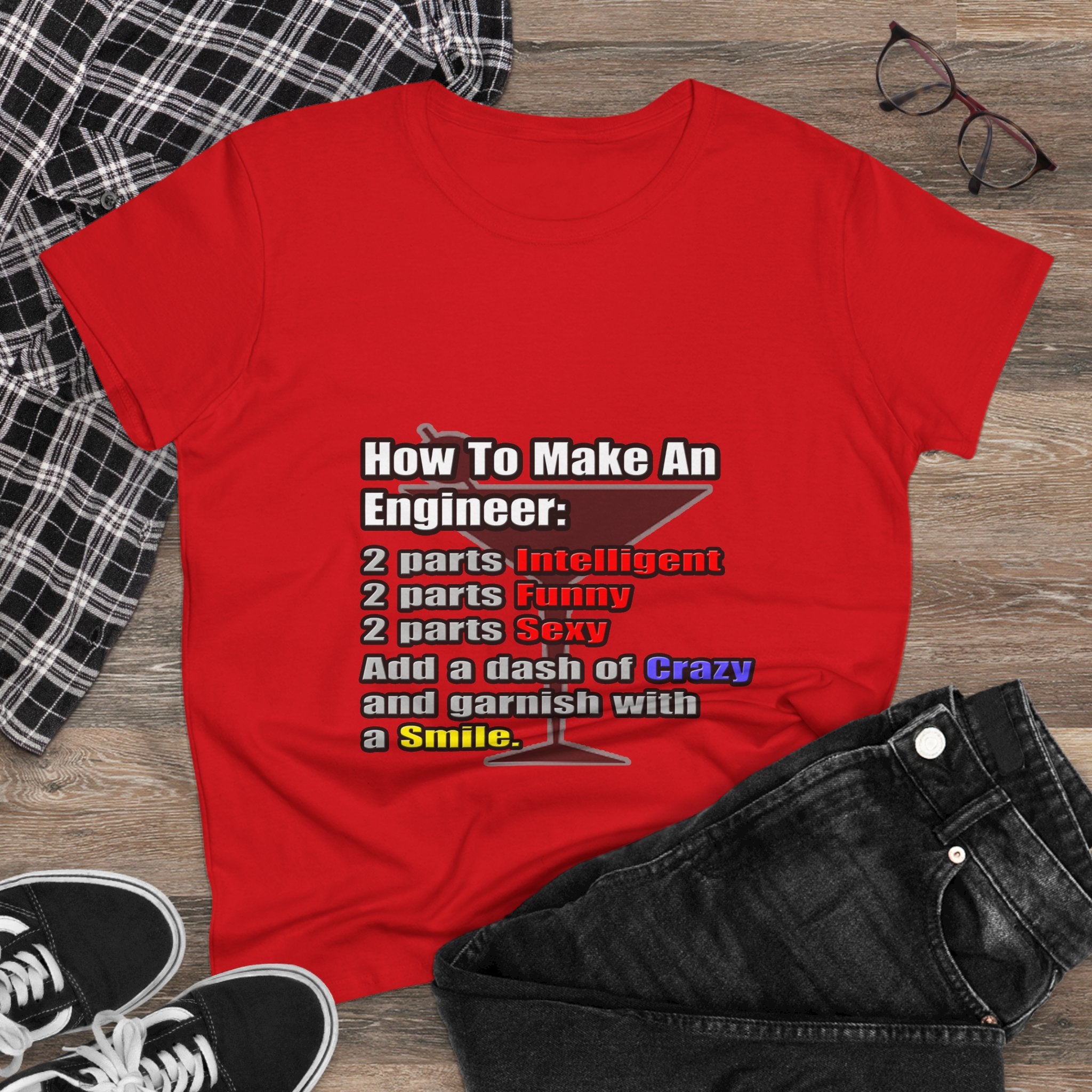 How To Make an Engineer - Women's Midweight Cotton Tee