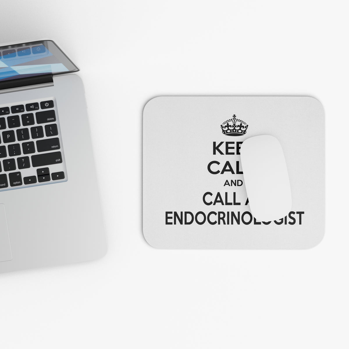 Keep Calm and Call an Endocrinologist - Mouse Pad (Rectangle)