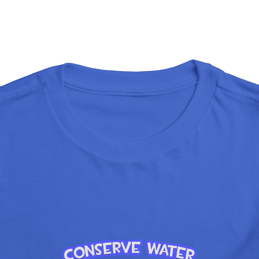 Conserve Water .. Shower With Aerospace Engineer - Toddler Short Sleeve Tee