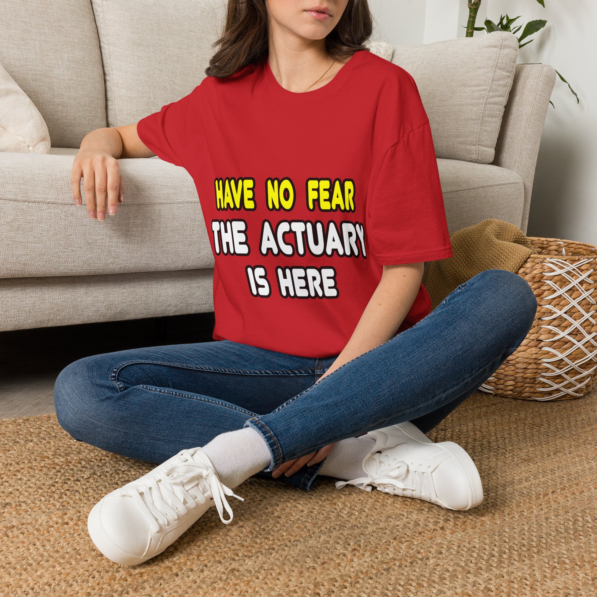 Have No Fear, The Actuary Is Here (2) - Unisex Softstyle T-Shirt