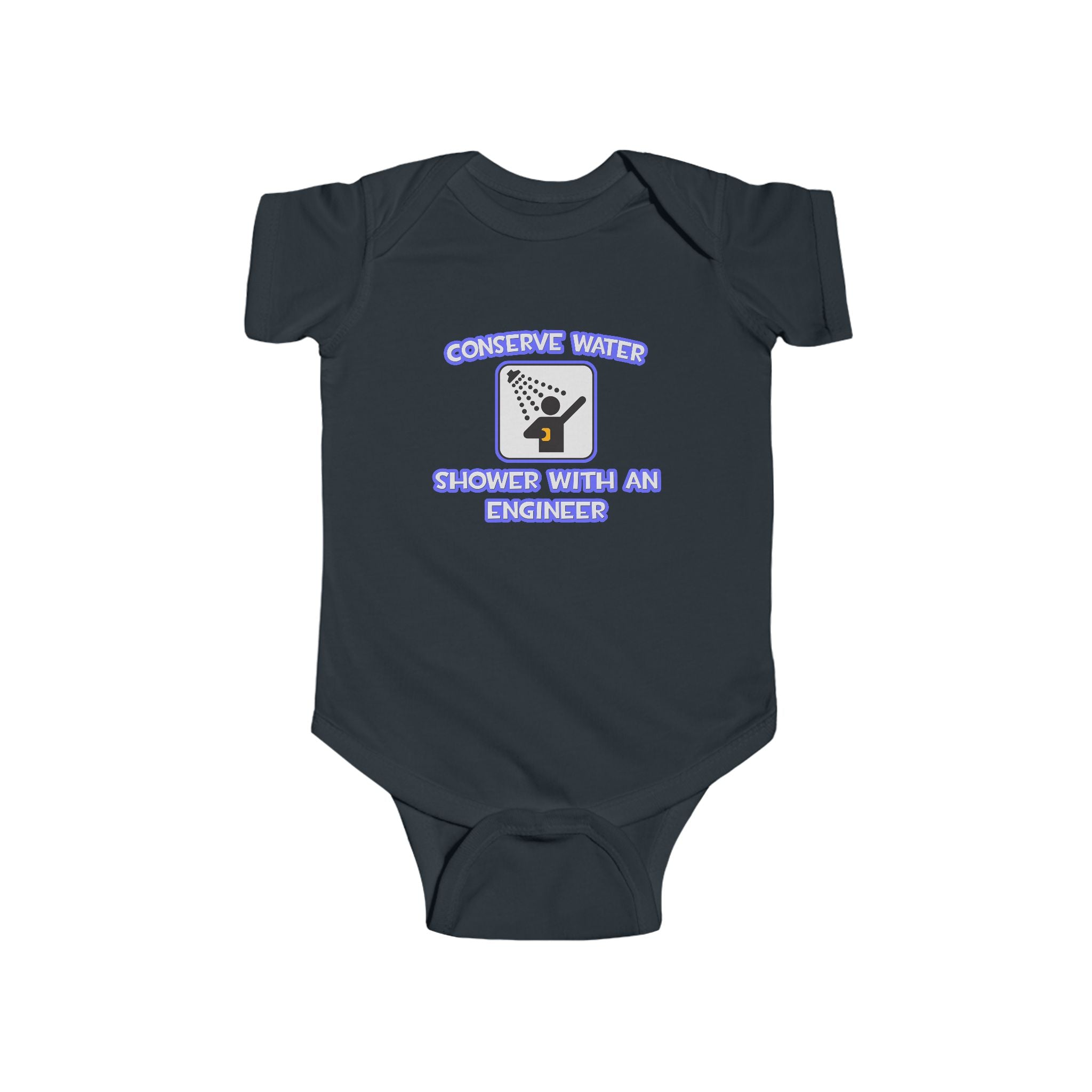 Conserve Water .. Shower With an Engineer - Infant Fine Jersey Bodysuit