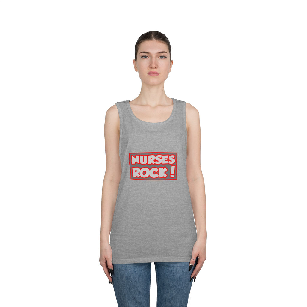 Nurses Rock! - Unisex Heavy Cotton Tank Top