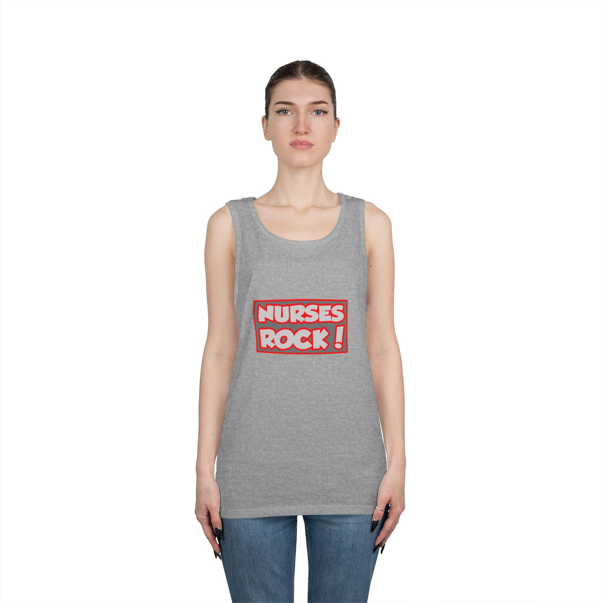 Nurses Rock! - Unisex Heavy Cotton Tank Top