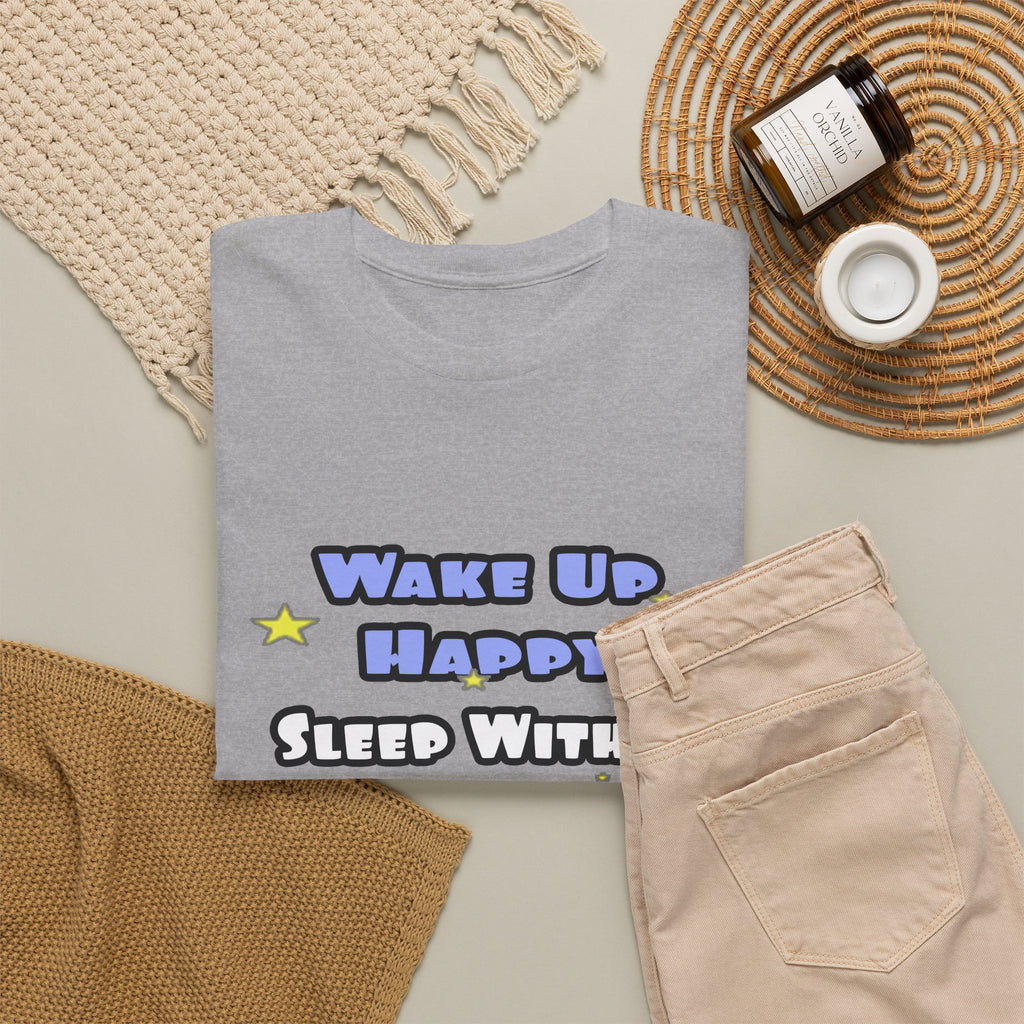 Wake Up Happy .. Sleep With Cardiovascular Tech - Unisex Heavy Cotton Tee